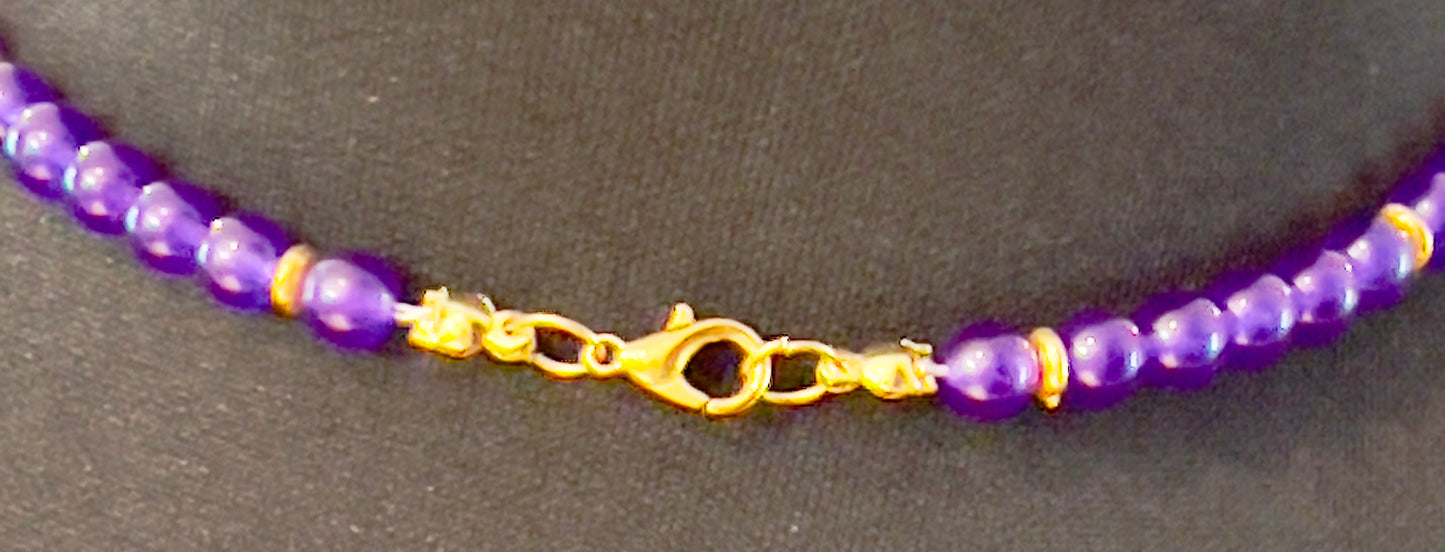 'Charm'ing Amethyst Necklace